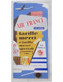 Air France. Tariffe merci e tariffe merci speciali (commoditiy rates) N. 11 - in vigore dal 15 agosto 1956.