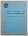 Commission Internationale du Riz. Rapport de la premiere session tenue  Bangkok du 7 au 16 mars 1949.
