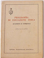 Programma di Educazione Fisica. Quaderno II femminile - Et 11-14 anni.