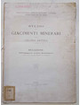 Studio sui giacimenti minerari nella Colonia Eritrea.