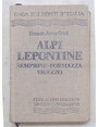 Alpi Lepontine. Sempione - Formazza - Vigezzo.