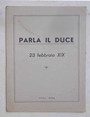 Parla il Duce. 23 febbraio 1941