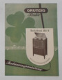 Grundig Radio. Musikschrank 6041 W.  Bedienungsanleitung.
