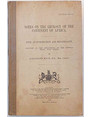 Notes on the geology of the continent of Africa.