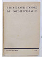 Gesta e canti damore dei Popoli dIsraele.