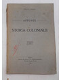Appunti di storia coloniale.