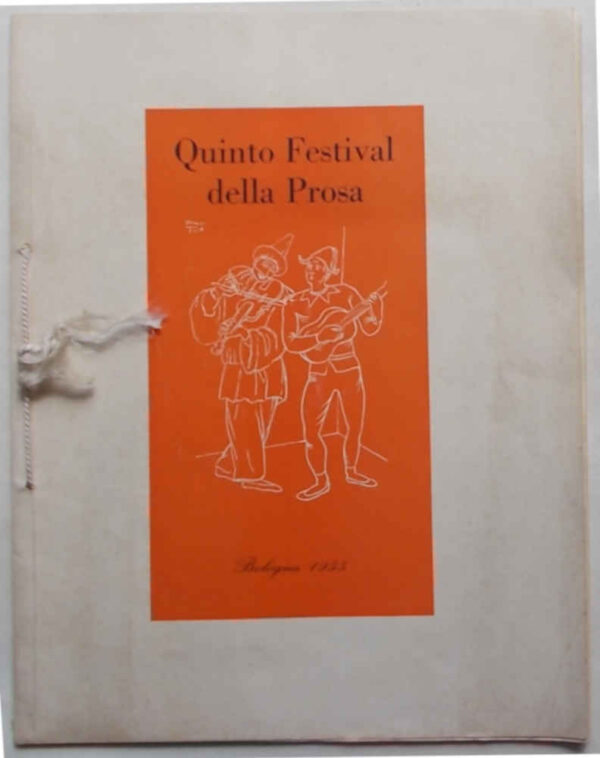 40-0446 Quinto Festival della Prosa. Città di Bologna. Teatro Comunale. 7 marzo - 20 aprile 1955.