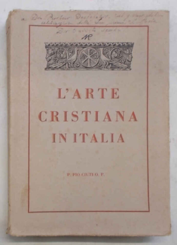 40-1055 L'arte cristiana in Italia.