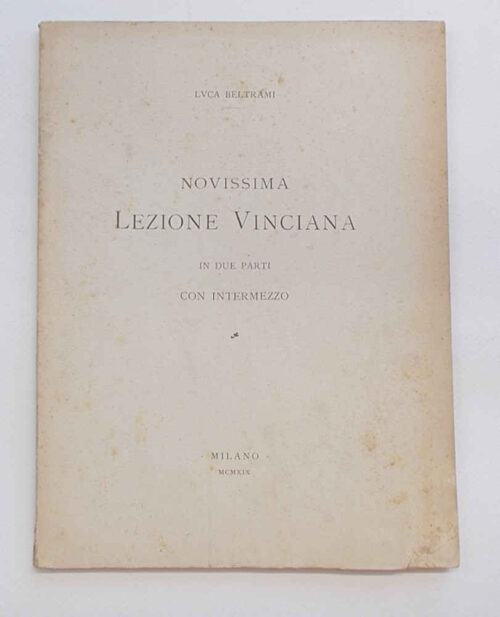 40-2635 In difesa di Edmondo Solmi (1874-1912). - Nuova Lezione vincana -.