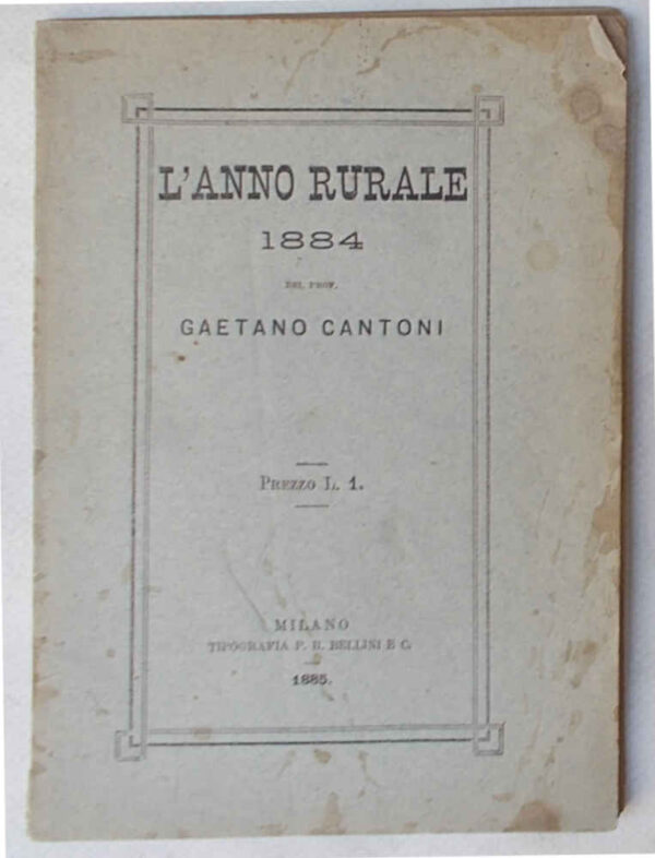 78-0616 L'anno rurale 1884.