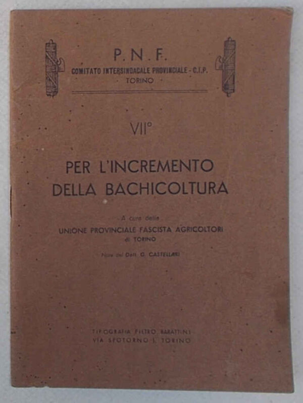 78-0619 Per l'incremento della bachicoltura.