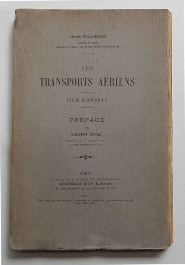 Les transports aériens. Etude èconomique.