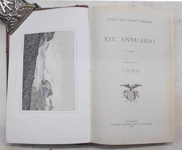 GM-1114 Società degli Alpinisti Tridentini. XIV Annuario. Anno sociale 1888