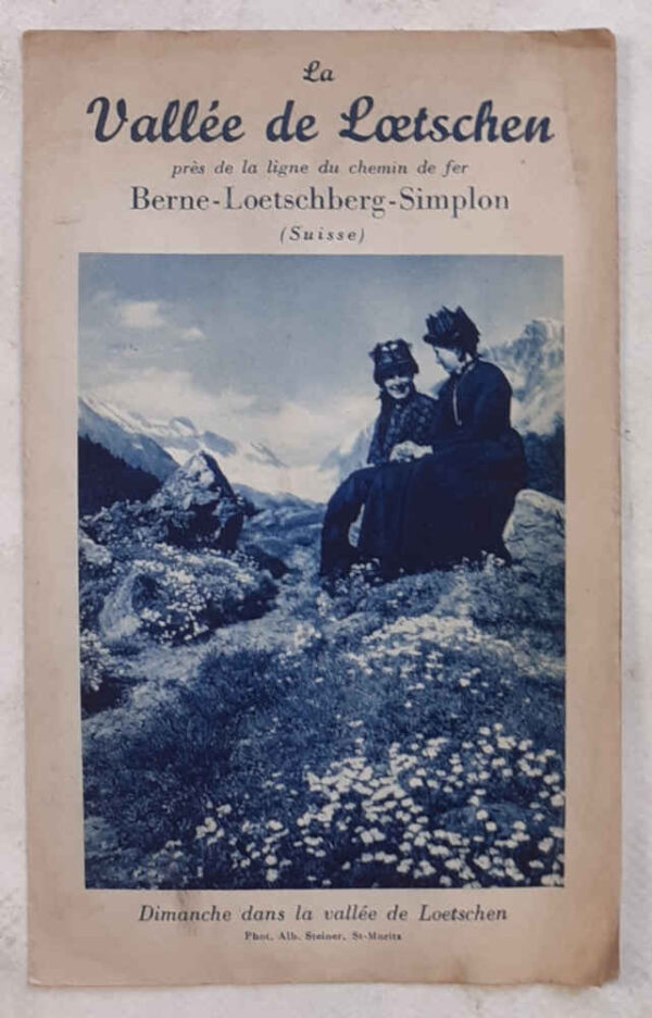 P2-0018 La Vallée de Loetschen prè de la ligne du chemin de fer Berne - Loetschberg - Simplon. (Suisse).