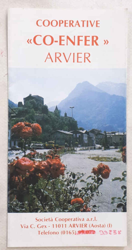 Cooperative "Co-Enfer". Arvier.