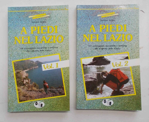 A piedi nel Lazio. Vol. 1 e Vol. 2. ARDITO STEFANO